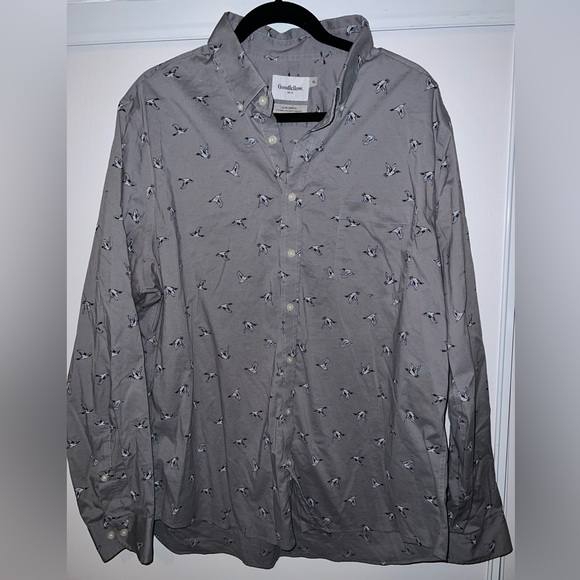 Men’s Long Sleeve Button Up Shirt - Picture 1 of 3